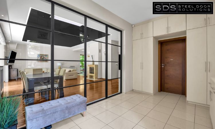 Glass door partitions London