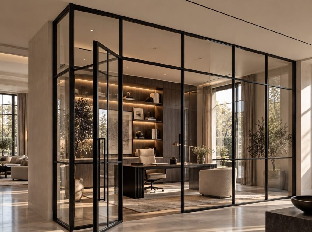 Glass Door Partitions London